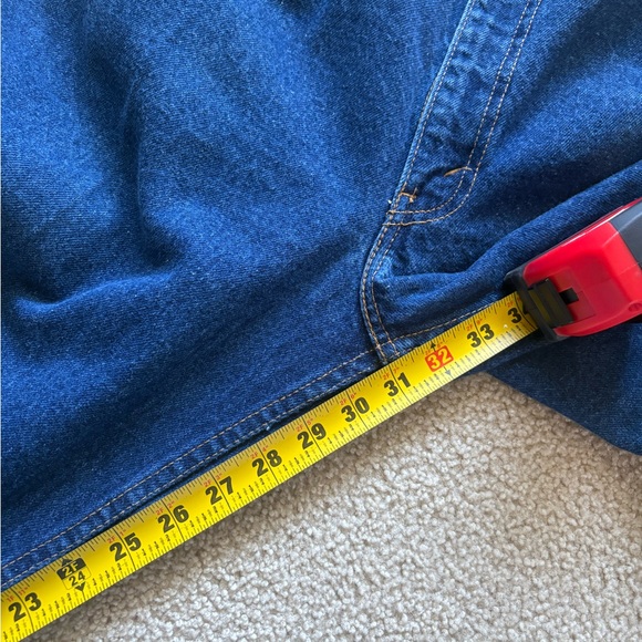 VTG Levi’s 619 Orange Tab Indigo Wash High Waist Straight Leg 36x31 - Picture 9 of 9